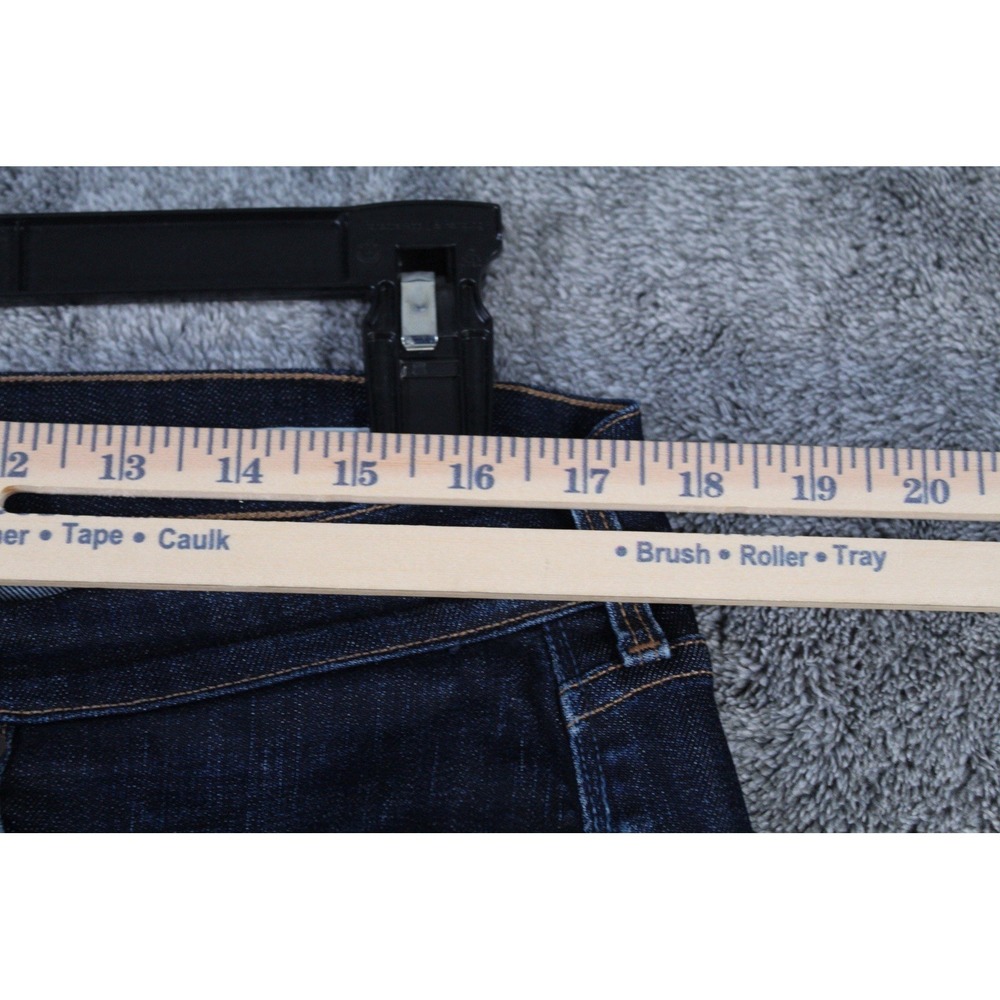 NWOT Lucky Brand Jeans‎ Shorts 16/33 Women Blue Distressed Made In USA Summer - Picture 8 of 14
